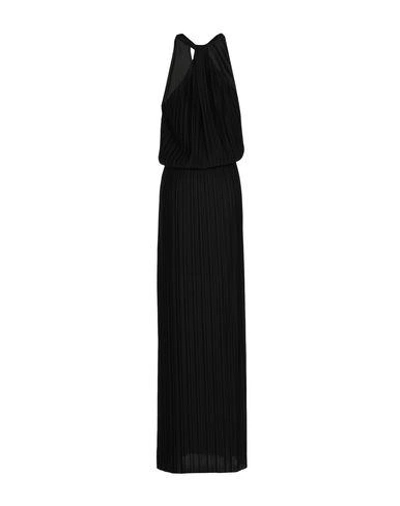 Shop Pinko Long Dresses In Black