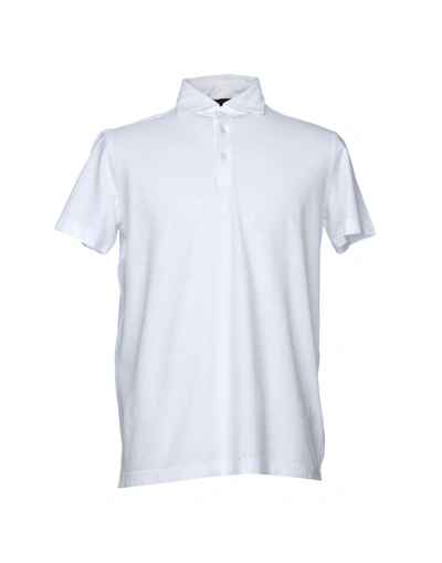 Shop Jeordie's Man Polo Shirt White Size S Cotton