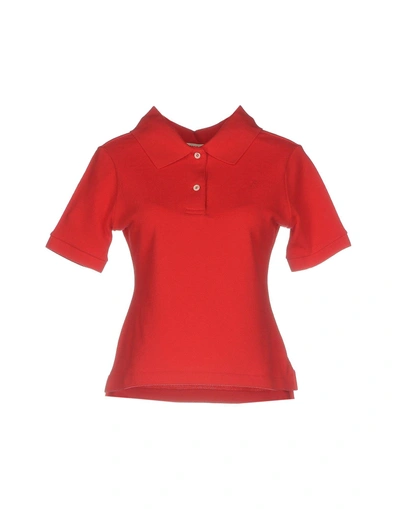 Shop Balenciaga Polo Shirt In Red