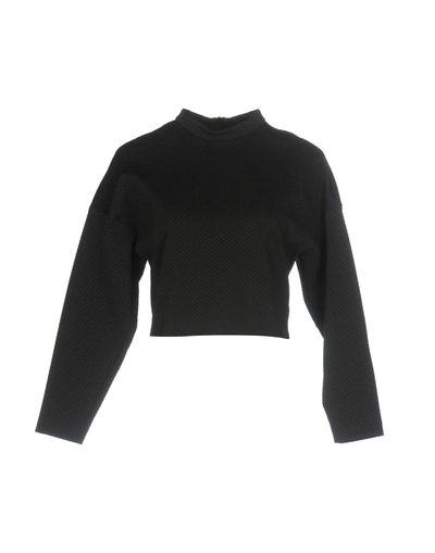 Shop Pinko Woman Sweatshirt Black Size 8 Polyamide, Elastane