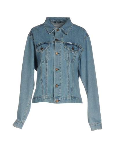 Shop Forte Couture Denim Jacket In Blue