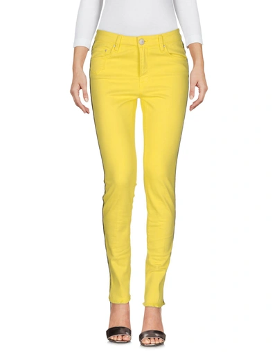 Shop Don't Cry Denim Pants In Yellow