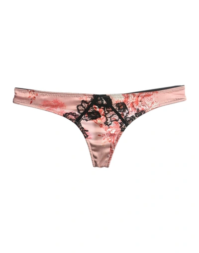 Shop Roberto Cavalli Underwear G-string In Pink