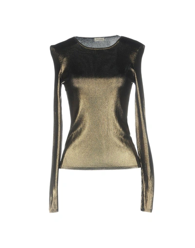 Shop Saint Laurent Sweater In Bronze