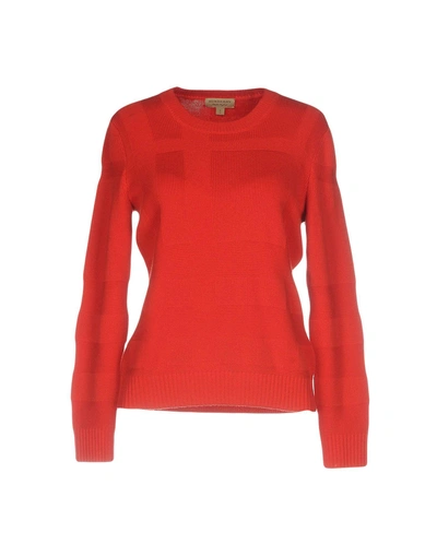 Shop Burberry Jumper In Red