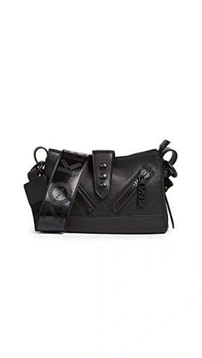 Shop Kenzo Kalifornia Mini Shoulder Bag In Black