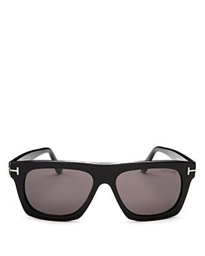 Tom Ford Ernesto 55mm Sunglasses - Black/ Smoke Lenses | ModeSens
