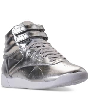 reebok metallic high tops