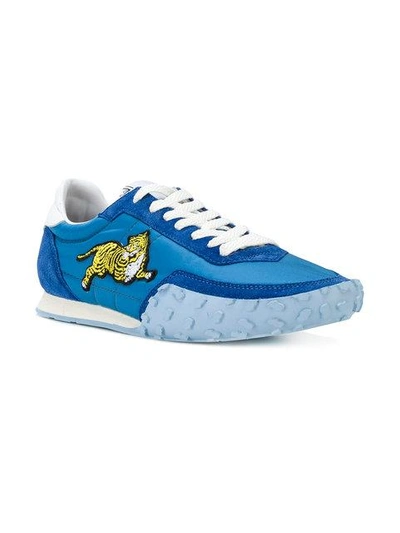 Shop Kenzo Move Sneakers In Blue