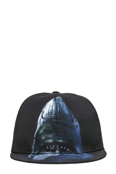 Shop Givenchy Shark Black Hat In Multicolor