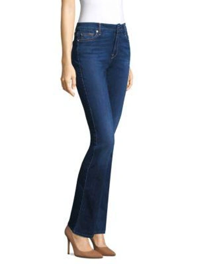Shop Jen7 By 7 For All Mankind Slim-fit Boot Cut Jeans In Blue