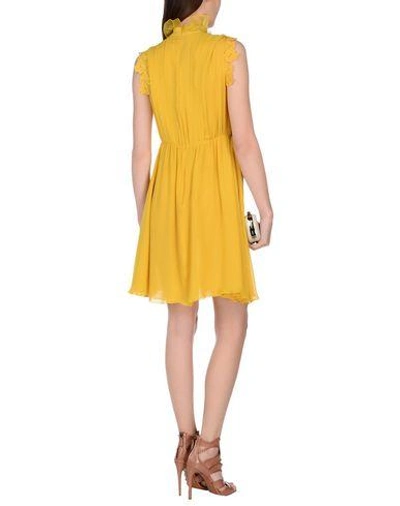Shop Giambattista Valli Short Dress In Yellow