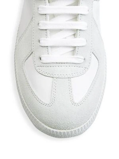 Shop Maison Margiela Mid Replica Sneakers In White