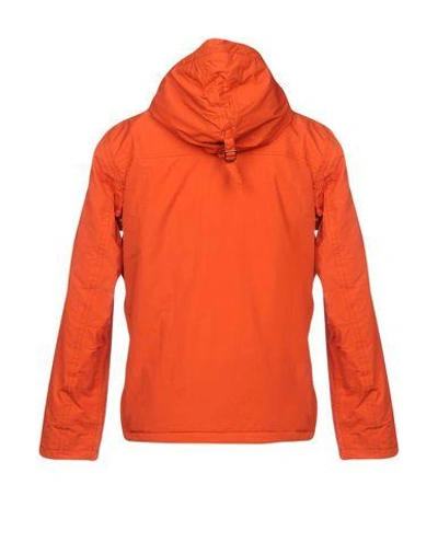 Shop Napapijri Jacket In Orange