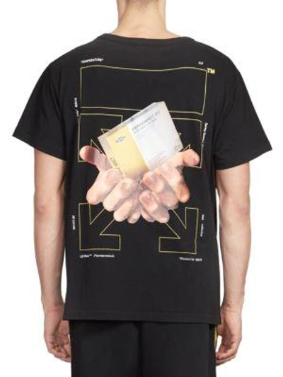 Shop Off-white Arrow Hands T-shirt In Black Multi