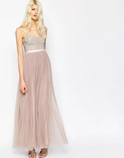 Needle & Thread Coppelia Embellished Ballet Tulle Maxi Dress - Purple |  ModeSens