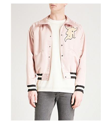 fear of god pink satin jacket