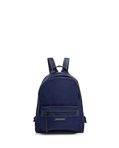 Shop Longchamp Le Pliage Neo Small Nylon Backpack In Navy