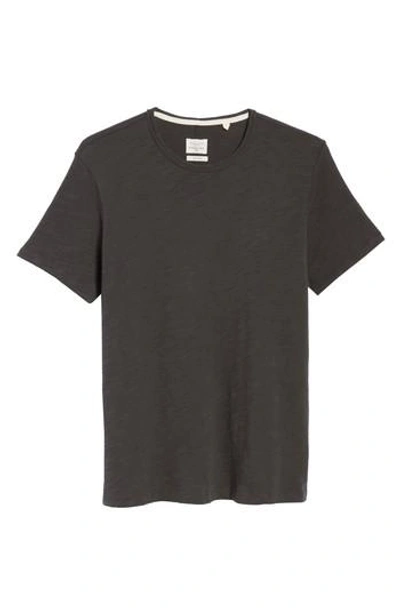 Shop Rag & Bone Standard Issue Slubbed Cotton T-shirt In Black