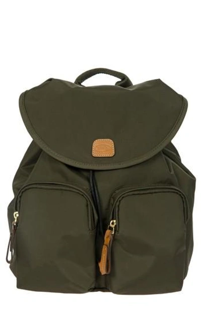 Shop Bric's X-travel City Backpack - Green In Olive