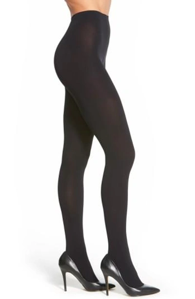 Shop Falke 'pure Matte 100' Opaque Tights In Black