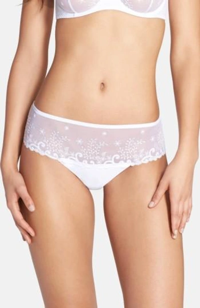 Shop Simone Perele 'delice' Boyshorts In White