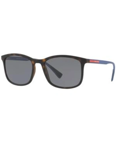 Shop Prada Men's Polarized Sunglasses, Ps 01ts In Brown/grey Polar