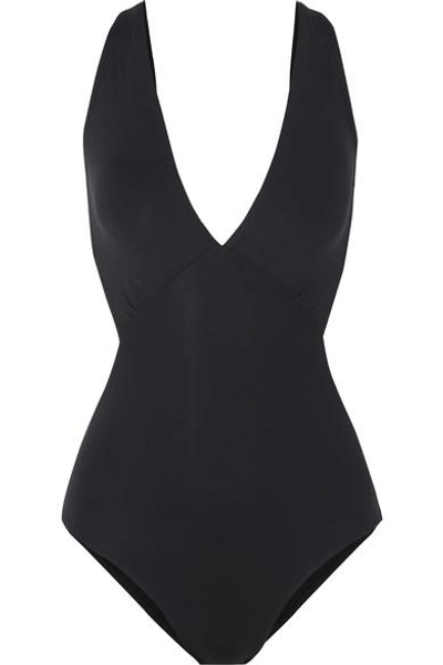 Shop Melissa Odabash Del Mar Cutout Swimsuit In Black