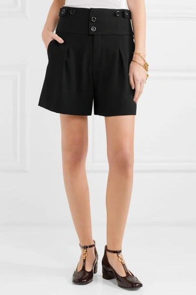 Shop Chloé Cady Shorts In Black