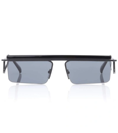 Shop Le Specs X Adam Selman The Flex Sunglasses In Black