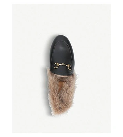 Jordaan leather and shearling loafers