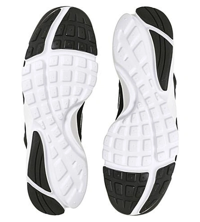 Shop Nike Presto Fly Mesh Sneakers In Black/white