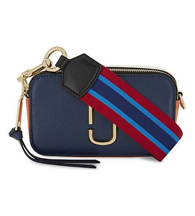 Shop Marc Jacobs Snapshot Cross-body Bag In Blue Sea Multi