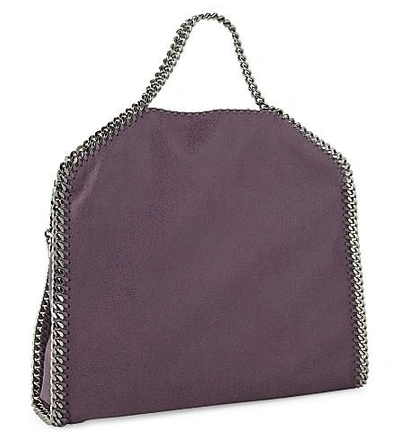 Shop Stella Mccartney Falabella Shoulder Bag In Amethyst