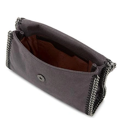 Shop Stella Mccartney Falabella Cross-body Bag In Dark Grey