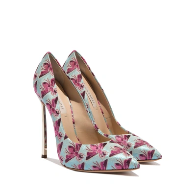 Shop Casadei Blade In Electric Fuchsia