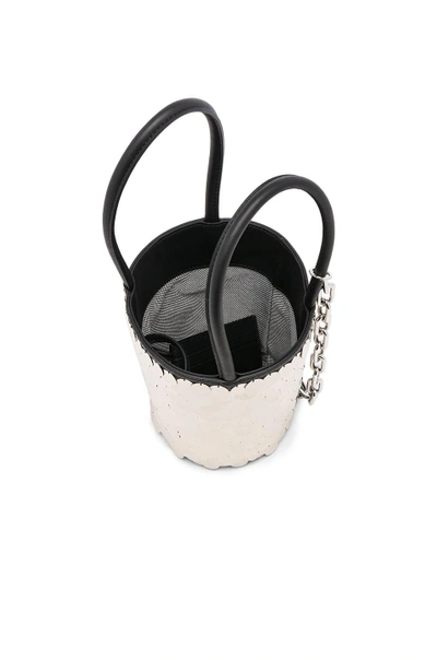 Shop Alexander Wang Roxy Sequin Mini Bucket Bag In Black