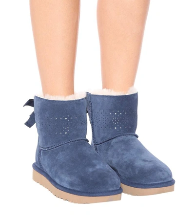 Ugg Dae Sunshine Perf Ankle Boots In Blue | ModeSens