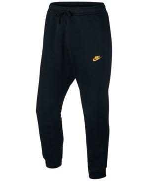 Nike Men's Fleece Jogger Pants In Black 