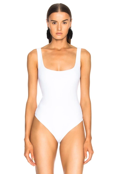 Shop Alix Nyc Mott Bodysuit In White