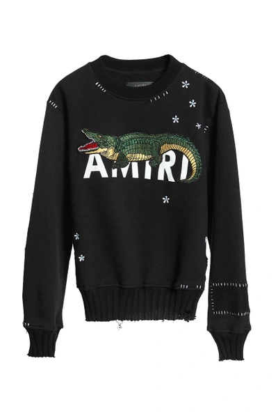 Amiri alligator sweatshirt hot sale