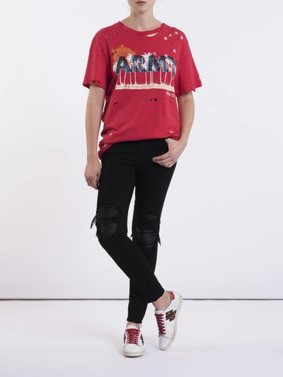 Shop Amiri Vintage Oversize Army Tee