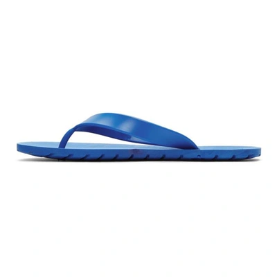 Shop Diesel Blue Splish Sandals In T6043 Blue