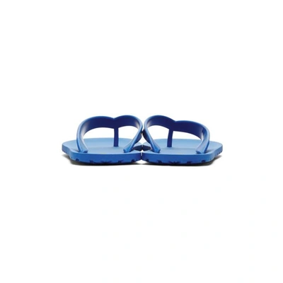 Shop Diesel Blue Splish Sandals In T6043 Blue