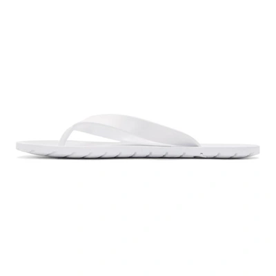 Shop Diesel White Splish Sandals