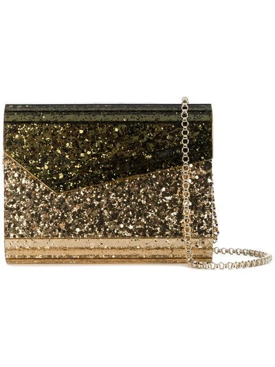 Shop Jimmy Choo Patent Glitter Clutch