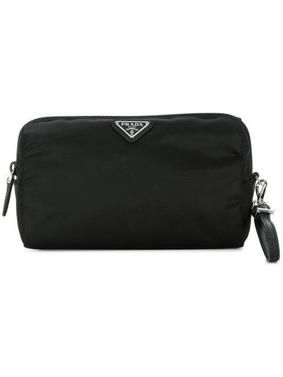 Shop Prada Wristlet Beauty Bag - Black