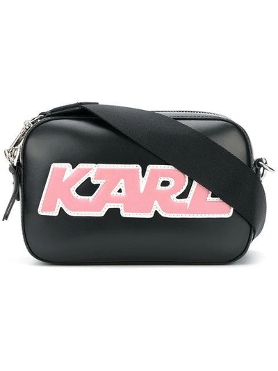 Shop Karl Lagerfeld Sporty Camera Bag - Black