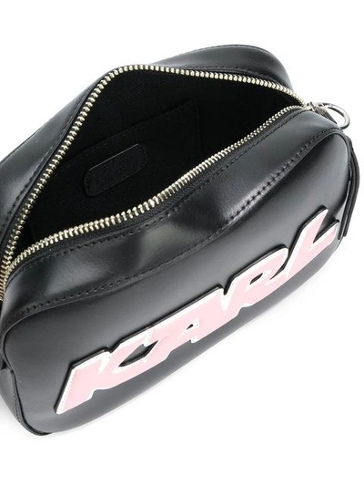 Shop Karl Lagerfeld Sporty Camera Bag - Black