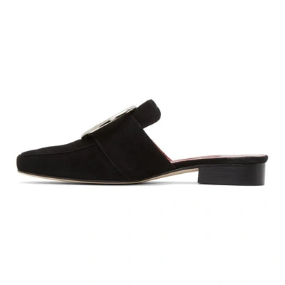 Shop Dorateymur Black Suede Petrol Slip-on Loafers